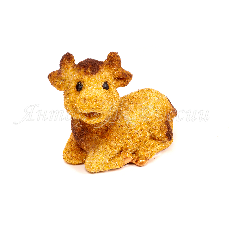 Бык Керамика янтарь